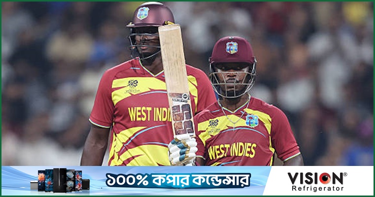 রাদারফোর্ড-হোল্ডারের টর্নেডো ব্যাটিংয়ে ওয়েস্ট ইন্ডিজের '১৯৬'